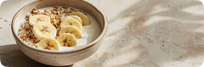 Banana Oat Yogurt Bowl